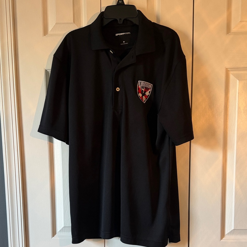 Loudoun United soccer - Sport-Tek Black Polo with Embroidered Logo